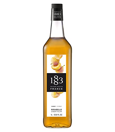 Image of 1883 Cherry Plum for Drinks, Made in France, 1 Liter Glass Bottle