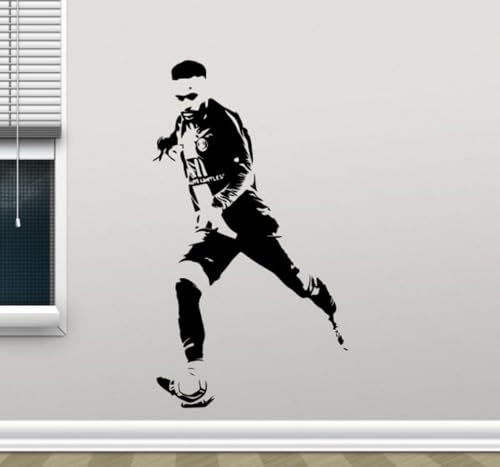 Vinilo decorativo Neymar para pared, 22 x 2 in