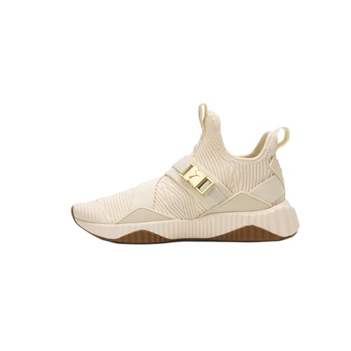 PUMA Kids Girls Defy Mid Varsity Slip On Sneakers Shoes Casual - Beige3