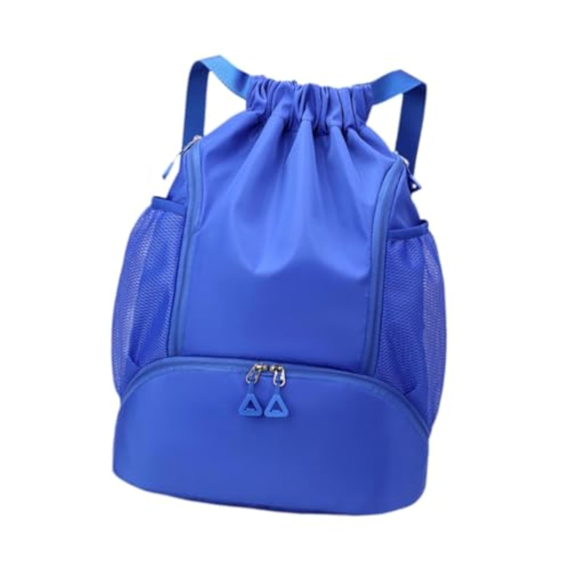 Drawstring Backpack Basketball, Blue