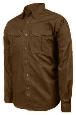 BLACKHAWK Men's LT2 Short Sleeve Tactical Shirt, Chocolate, XX-Large