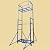 DCHOOD Scaffolding Tower Household Electric Lifting Scaffold Work Platform, Heavy Duty Lift Table for Indoor Outdoor Aerial Work Warehouse Handling of Goods, with Remote Control Scaffolding Tower for