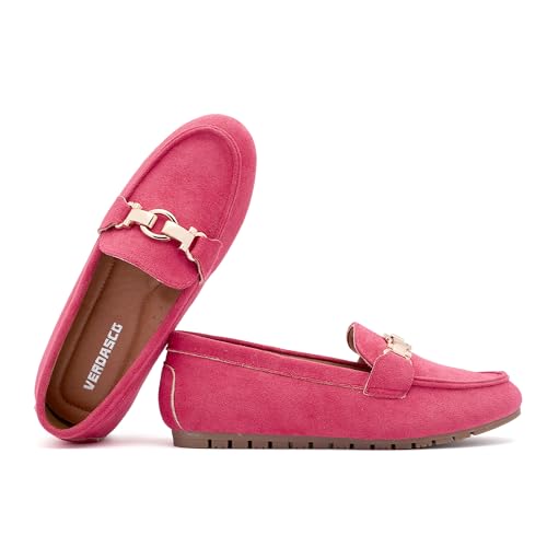 Image of VERDASCO Women's Loafers Comfort Slip-Ons Flat Work Shoes Casual Moccasins Penny Loafers Lady Dress Shoes