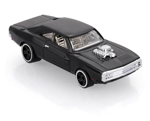 Image of 1:64 Scale Black Die-Cast Muscle Car Toy - Premium Collectible Vehicle Model with Pull Back Action for Kids & Adults