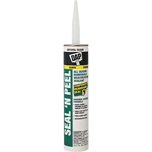 Dap 18351 Seal 'N Peel Removable Caulk, 10.1-oz. - Quantity 1