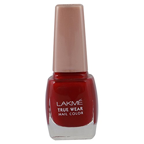 Image of Lakme True Wear Nail Color, Shade D415, 9 ml and Lakme True Wear Nail Color, Reds and Maroons D417, 9 ml