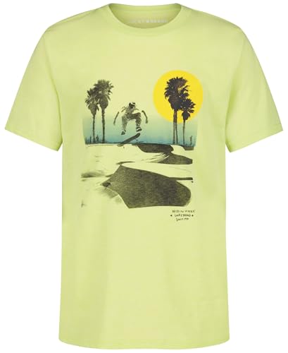 Image of Lucky Brand Boys' Short Sleeve Graphic Crew Neck T-Shirt, Soft, Comfortable, Relaxed Fit