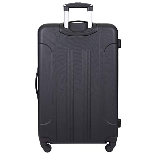 Travelers Club Cosmo Hardside Spinner Luggage, Black, 2-Piece Set (20/28)3