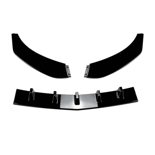 Spoiler avant noir brillant pour Benz CLA C117 : kit splitter de carrosserie élégant
