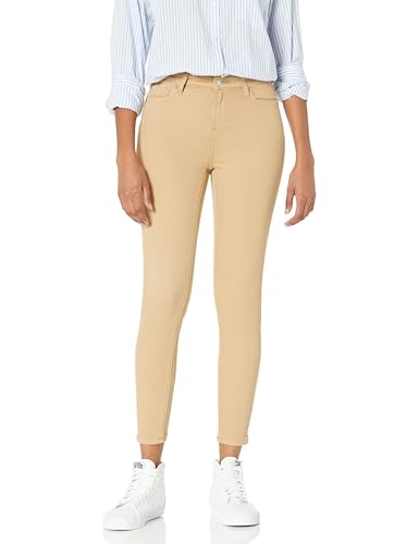 Amazon Essentials Damen Elastische Skinny-Jeans Mit Mittlerer Leibhöhe - Auslauffarben, Helles Kamelbraun, 40 Amazon Essentials Damen Elastische Skinny-Jeans Mit Mittlerer Leibhöhe - Auslauffarben, Helles Kamelbraun, 40