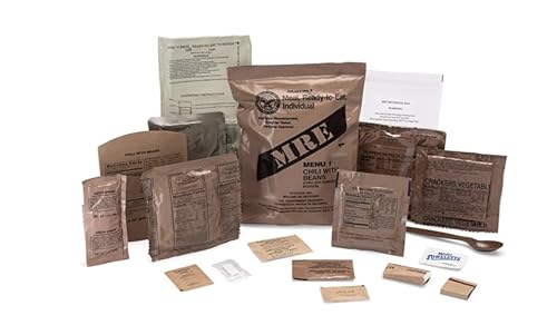 Wornick MRE Meals Ready to Eat, Inspection 2025, 2026 or Better, Emergency Food Supply, Survival Camping Outdoor 12 Pack (Pallet, 48, Count)