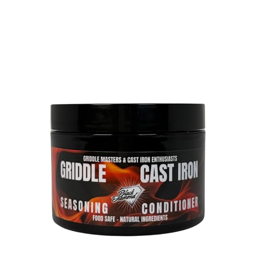 Comparison: Best Oil For A Griddle 8 Black Diamond Stoneworks Griddle Seasoning & Cast Iron Conditioner (8 oz) – Premium Oil & Wax Blend for Skillets, Griddles, Dutch Ovens & Flat Top Grills – Non-Stick Protection & Rust Prevention