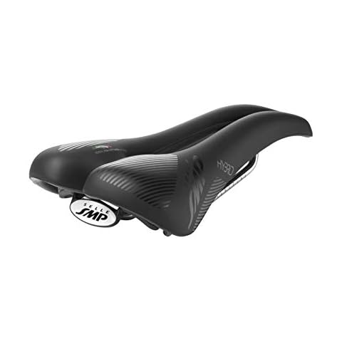 Selle SMP Hybrid-Sattel, Mattschwarz, Mattes schwarz Cover