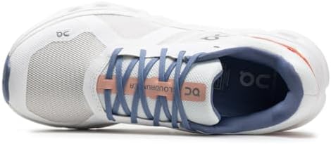 On Womens Cloudrunner Textile Synthetic Undyed White Flame Trainers 9.5 US | Image 1