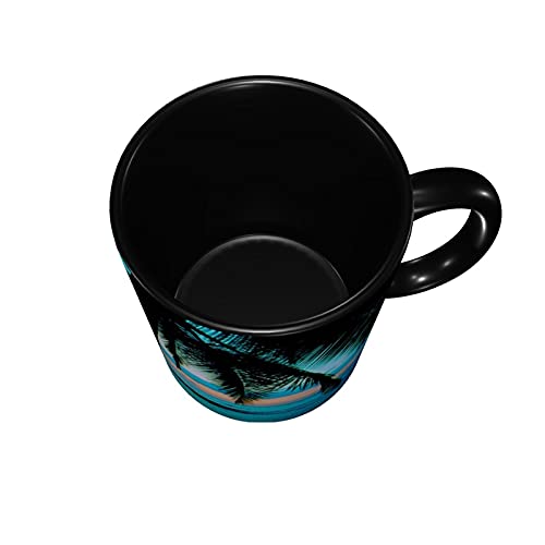ULQUIEOR California Palm tree beach sun rise Funny Coffee Mugs for Women Men 12 Ounces Tea Cocoa Ceramic Cup Friends Cool Gadgets Personalized Novelty Gifts - Image 5