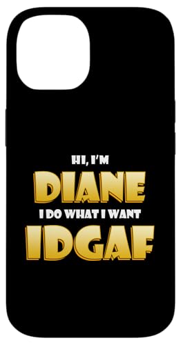 Diane Joke IDGAF Meme Funny Halloween Costume For Diane �X�}�z�P�[�X iPhone 14 �p