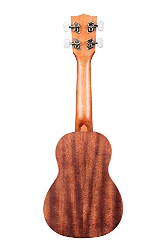 Kala KA-15sK5 Ukulélé soprano en acajou avec housse souple - Les Beatles, Paul McCartney, John Lennon, RIngo Starr, George Harrison Kala KA-15sK5 Ukulélé soprano en acajou avec housse souple – Image 8