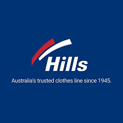 Hills Double Folding Frame Washing Line | Outdoor Clothes Line | Wall Mounted, Lasts a Lifetime - 26 Metres Drying Space, 2.4 x 1.2 Metres - Monument Grey