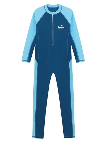 Hedmy Girls Boys One Piece Swimsuit UV Sun Protection Water Sportswear Rash Guard Long Sleeve Wetsuit Swimwear3
