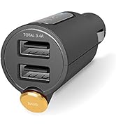 エレコム FMトランスミッター Bluetooth USB2ポート付 3.4A ブラック