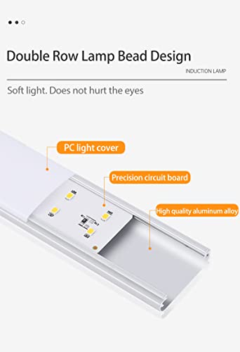 Led Motion Sensor Under Cabinet, Closet Light, Wireless Usb Rechargeable, Battery Operated Wall Lights, Motion Activated Led Light Strip, Motion Lights Stick-On Anywhere, Silver (8 In 40 Led) #TOP5