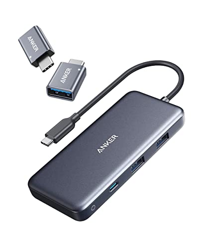Anker 341 USB-C Hub (7-in-1) with USB-C to USB-A Adapter
