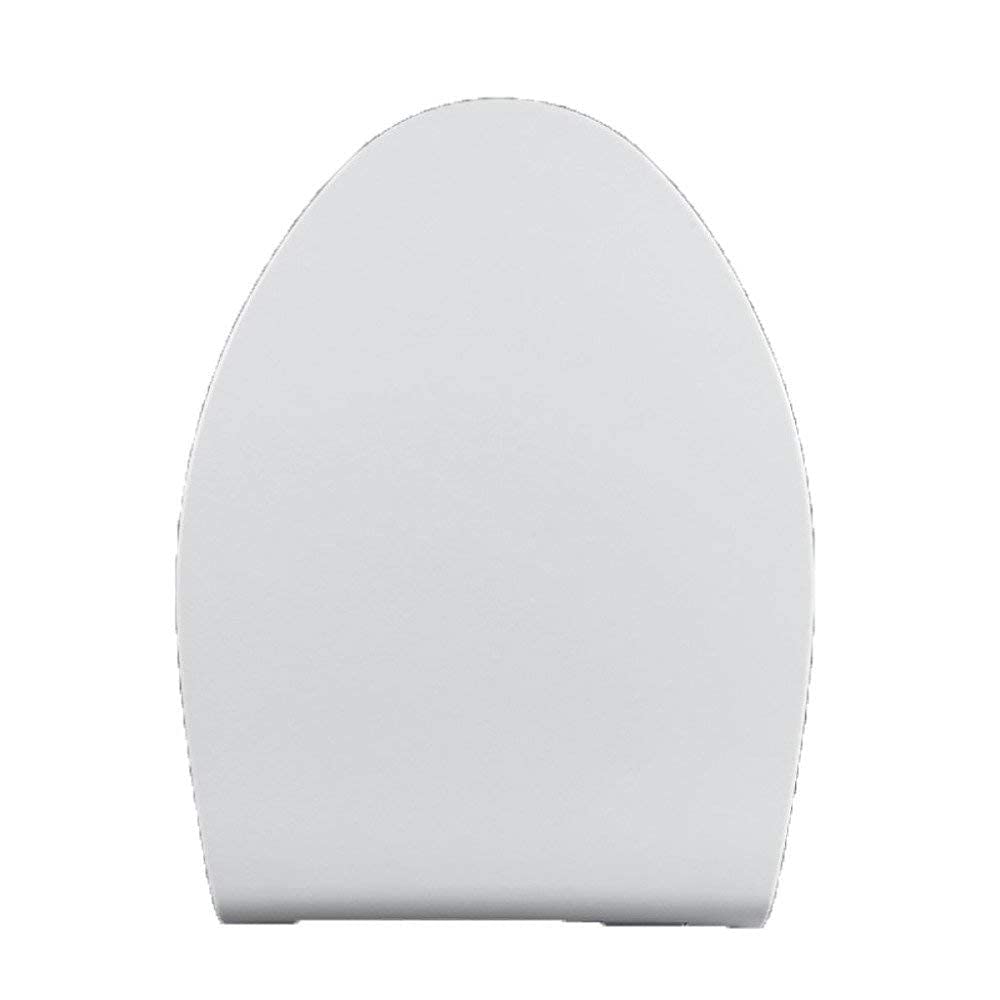 Universal-Wc-Sitz V-Förmiger, Verlangsamter, Antibakterieller, Mit Urea-Formaldehyd-Harz Gepolsterter Toilettendeckel, Weiß-42,2-49,2 * 37 Cm (Weiß 42,2) (Weiß 42,2)