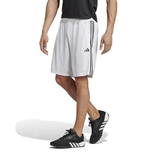 Image of adidas Tr-ES PIQ 3Sho Men Blue Training Shorts Size -