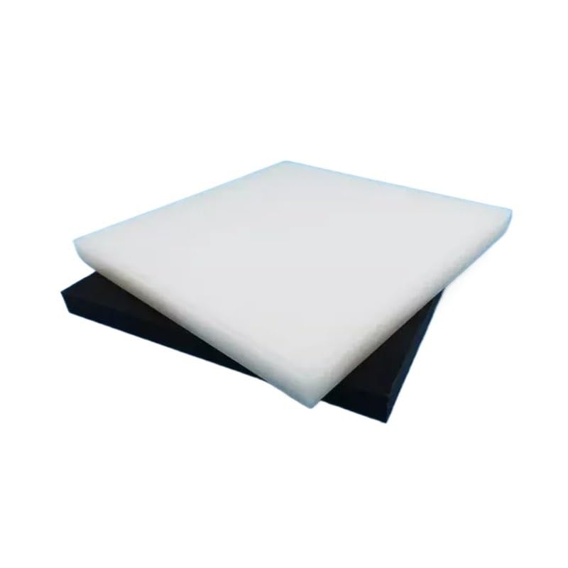 Arkusz polioksymetylenu POM Opcje grubości 2/3/4 mm Przemysłowa płyta z tworzywa sztucznego o wysokiej sztywności(3x300x300mm,White)