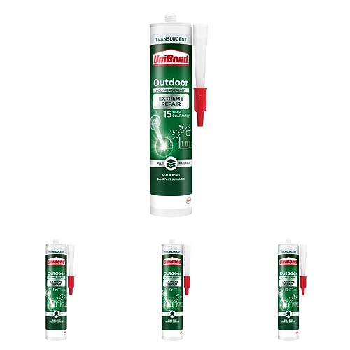 UniBond Outdoor Extreme Repair - Translucent 294g (Pack of 4)