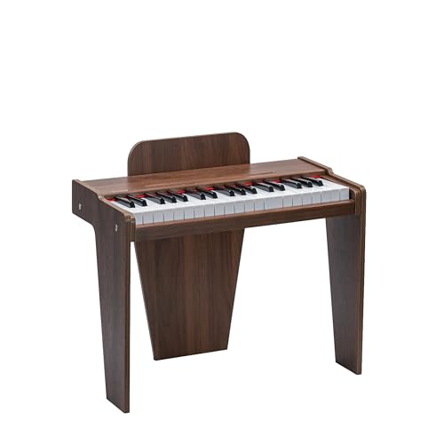 Image of Mini Piano Keyboard for Beginners (Wooden Finish) | 37-Key Mini Musical Keyboard for Children & Kids | Dual Power (Battery & Adapter) | Safe Low Voltage | Built-in Speaker