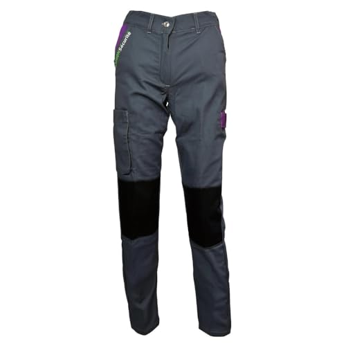 Fashion Sécurité Mixte Pep's PEP S PANTALON DE TRAVAIL PEP S GRIS VIOLET M, Gris/Violet, Taille M - 40/42 EU