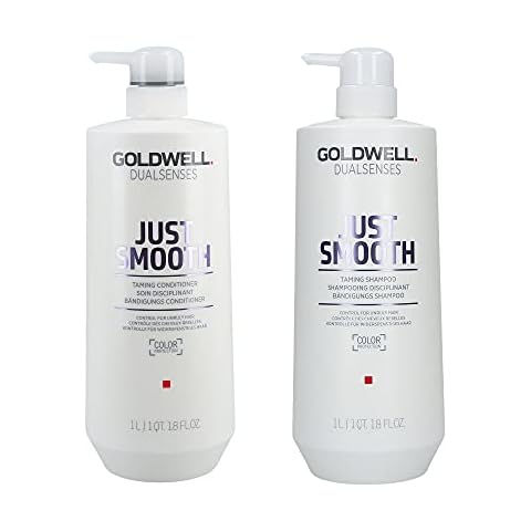 Goldwell Dualsenses Just Smooth Taming Shampoo 1000ml Conditioner 1000ml Cover