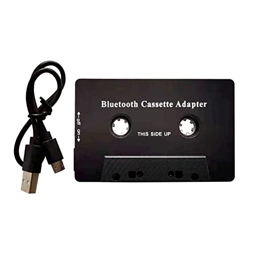 Fiacvrs Adaptateur auxiliaire pour Cassette de Voiture, récepteur Audio de Voiture, Adaptateur de Cassette Bluetooth pour Voiture, récepteur de Cassette Bluetooth