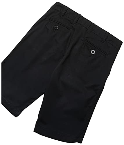 Bermuda Básica Infantil Menino Em Sarja Preto 008