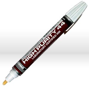 47293 White Medium Marking Pen - 44729 [PRICE is per EACH]
