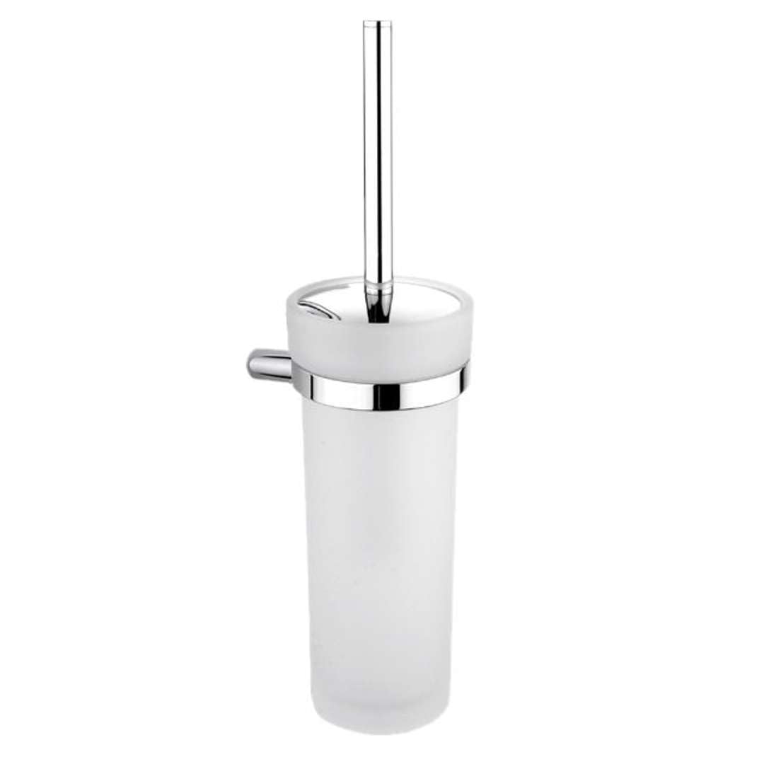 Brosse WC Bormo avec récipient en Verre de Perfecto
