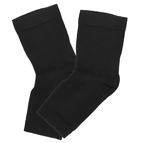 MOLUCKFU 1pair Compression Ankle Socks for Sports Protection Breathable Ankle Support Sleeve Elastic Fit No Skid Design Durable Compression Socks for Fitness Running