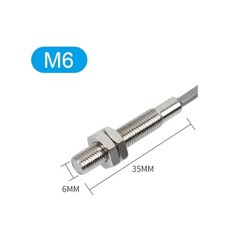Capteur de proximité M6 NPN NC inductif en acier inoxydable IP65 2m