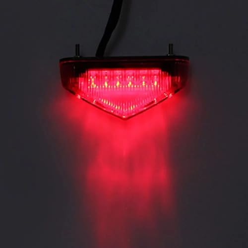 Luz trasera de moto universal 12V con intermitentes integrados 4