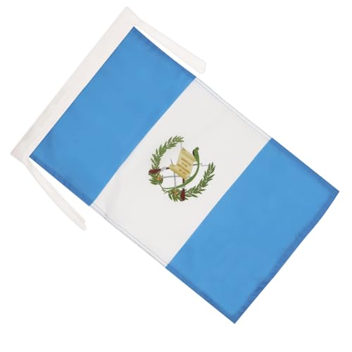 Image of AZ FLAG Guatemala Flag 18'' x 12'' cords - Guatemalan SMALL flags 30 x 45cm - Banner 18x12 in