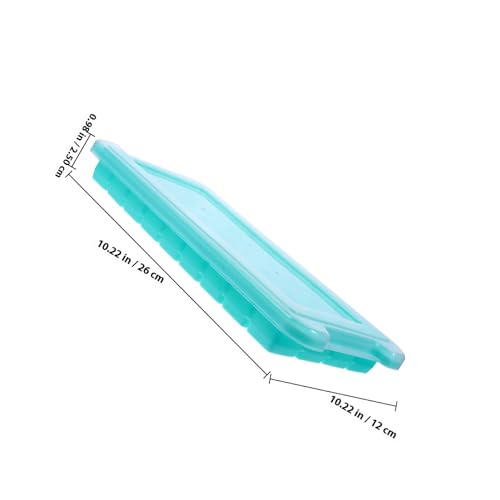 Molde de silicona para cubitos de hielo con tapa set de 3 miniatura 2