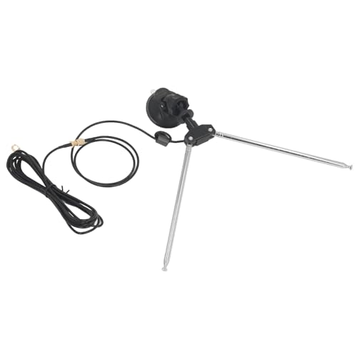 Zestaw anteny odbiorczej SDR, kabel RG174 60 cm, złącze męskie SMA, dipol teleskopowy do VHF UHF, podstawa montażowa przyssawki z gwintem męskim 1/4 cala