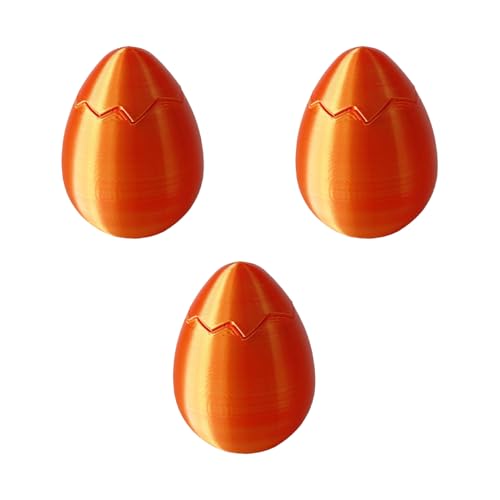WISSPKYO 3D�v�����g�̗��ƃW���G���[�A�C�[�X�^�[�̃T�v���C�Y�M�t�g�A3D�v�����g�ƃI�t�B�X�f�X�N�̃y�b�g�̑���3��, ���b�h�S�[���h, 5.2×5.2×6.8cm