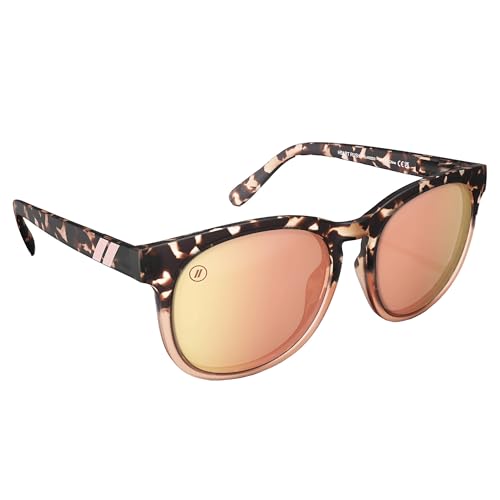 Blenders Eyewear H Series Polarized Sunglasses Round Cat Eye Spring Loaded Hinge 100% UV Protection For Women Heart Rush