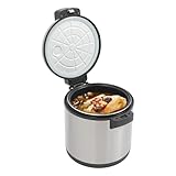19L(20Qt) Commercial Rice Warmer Commercial Electric Rice Warmer with Adjustable Temperature Temperature Soup Warmers Professional Industrial Grain Cooker for Parties, Festival Banquets, Catering