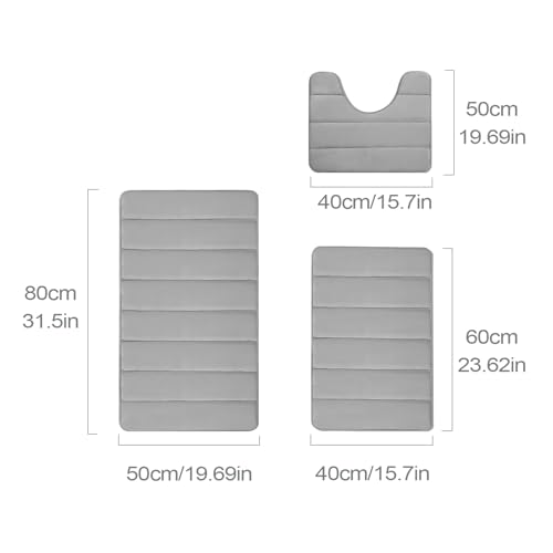 Tapis de bain absorbants et textiles à séchage rapide pour sol - 4