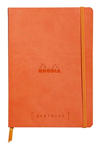 Carnet A5 Rhodia Goalbook pointillés 240 pages pour structurer vos projets et idées