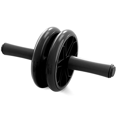 Wakauto Ab Roller Wheel, Kit de Rolos Ab 4 em 1 com Faixas de Resistência, Barras de Push Up, Alças