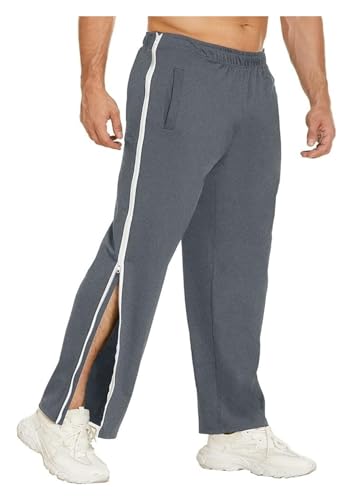 Pantalon de jogging avec poche et fermeture éclair latérale pratique